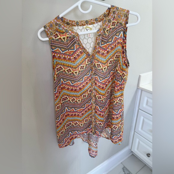 Anthropologie fig and Flower Multicolor sz Small - Picture 2 of 6